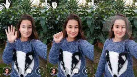 التقاط صور سيلفي Selfie بتحريك اليد فقط في أندرويد  التقاط صور سيلفي Selfie بتحريك اليد فقط في أندرويد
